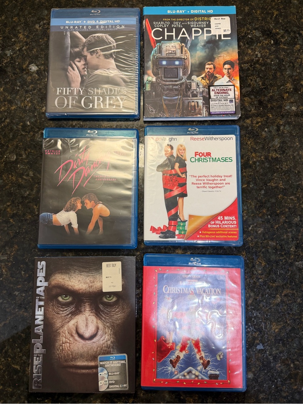Blu-ray Movie Bundle - Rated PG-13 & R